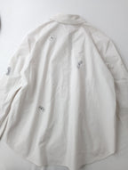 minaperhonen ミナペルホネン choucho ブラウス コットン シャツ 長袖 白 38  【中古】