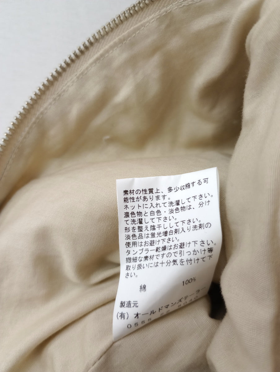 R&D.M.Co- × Ecru et pousse オールドマンズテーラ ー 別注 フリルボディバッグ ライトベージュ 【中古】