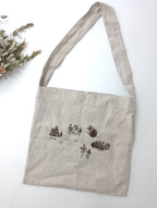 R&D.M.Co- オールドマンズテーラー GOOD  OLD DAYS CANVAS LINEN BAG リネン 麻 100％ショルダーバッグ 生成り 【中古】