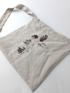 R&D.M.Co- オールドマンズテーラー GOOD  OLD DAYS CANVAS LINEN BAG リネン 麻 100％ショルダーバッグ 生成り 【中古】