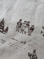 R&D.M.Co- オールドマンズテーラー GOOD  OLD DAYS CANVAS LINEN BAG リネン 麻 100％ショルダーバッグ 生成り 【中古】