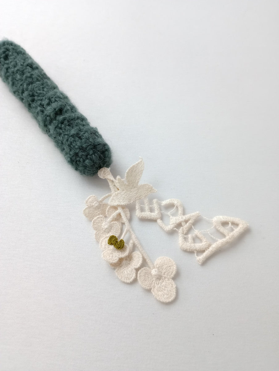 mina perhonen ミナペルホネン Kaoru Yokoo  横尾 香央留 forest parade —輪挿し カーキグリーン  【中古】
