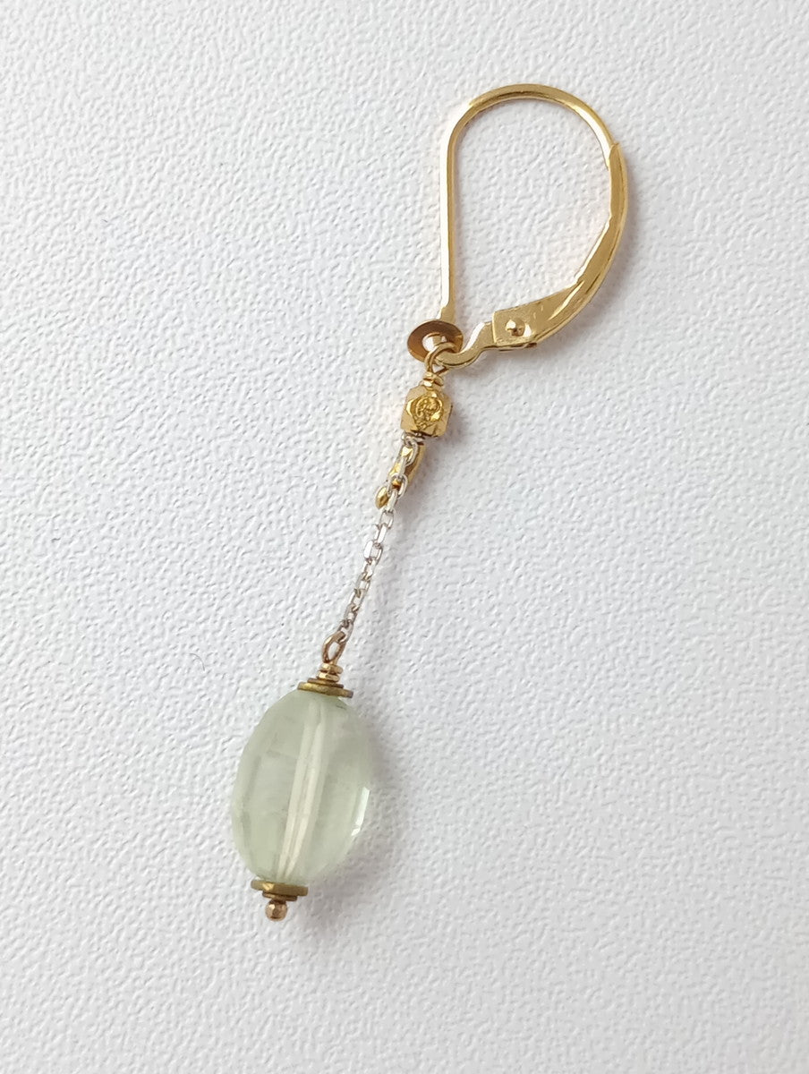 semeno セメノ ピアス  ライトブルー ゴールド 【中古】