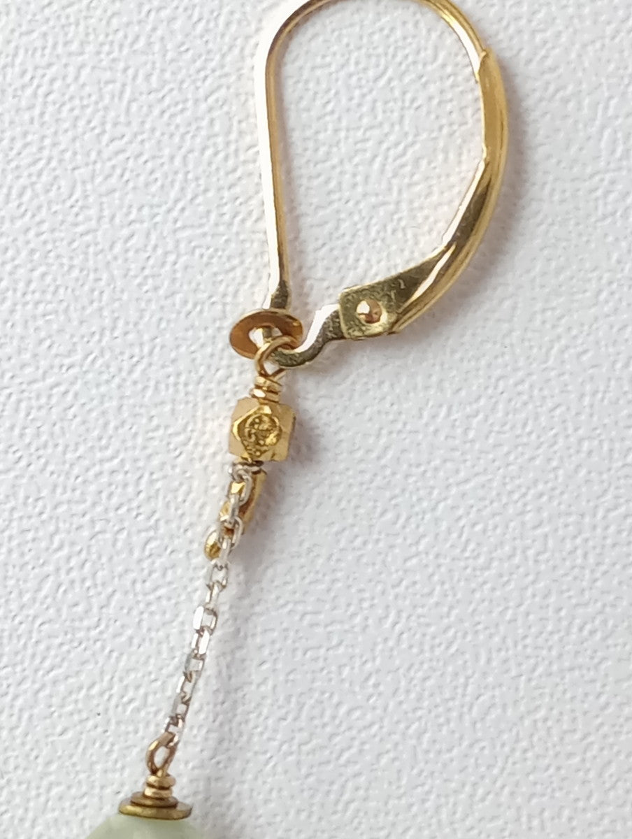 semeno セメノ ピアス  ライトブルー ゴールド 【中古】