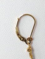 semeno セメノ ピアス  ライトブルー ゴールド 【中古】