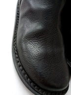trippen トリッペン Deer f  black-waw/black-sft  サイド シップ レザーブーツ 靴  黒 ブラック 37  【中古】