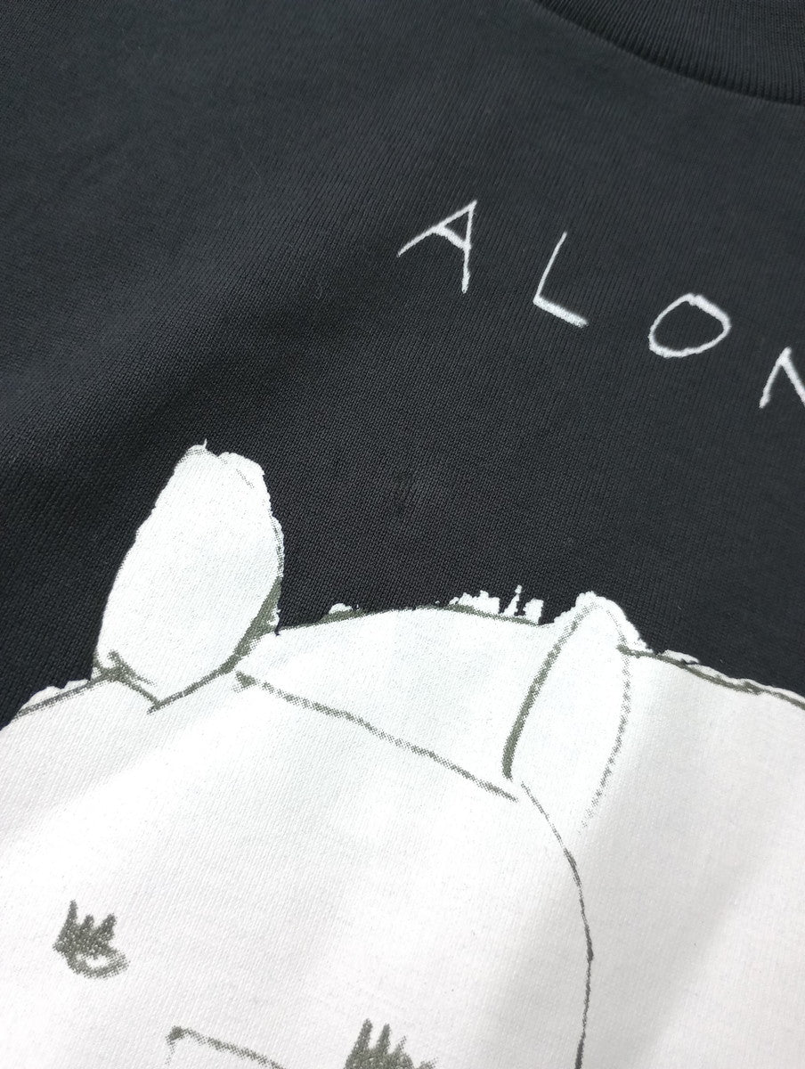 mina perhonen　ミナペルホネン piilo leikki　ロングスリーブカットソー 黒 ブラック M  【中古】