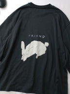 mina perhonen　ミナペルホネン piilo leikki　ロングスリーブカットソー 黒 ブラック M  【中古】