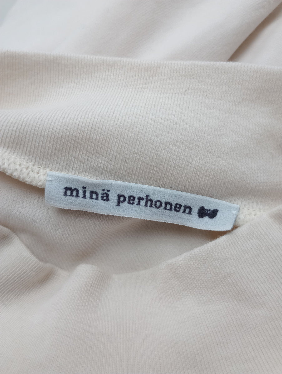 minaperhonen ミナペルホネン painter's palette ハイネック 長袖 カットソー トップス  アイボリー 40  【中古】