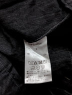 <染> encore MARGARET HOWELL マーガレ ットハウエル WASHED COTTON POPLIN TROUSERS トラウザーパンツ 黒 ブラック 1  【中古】