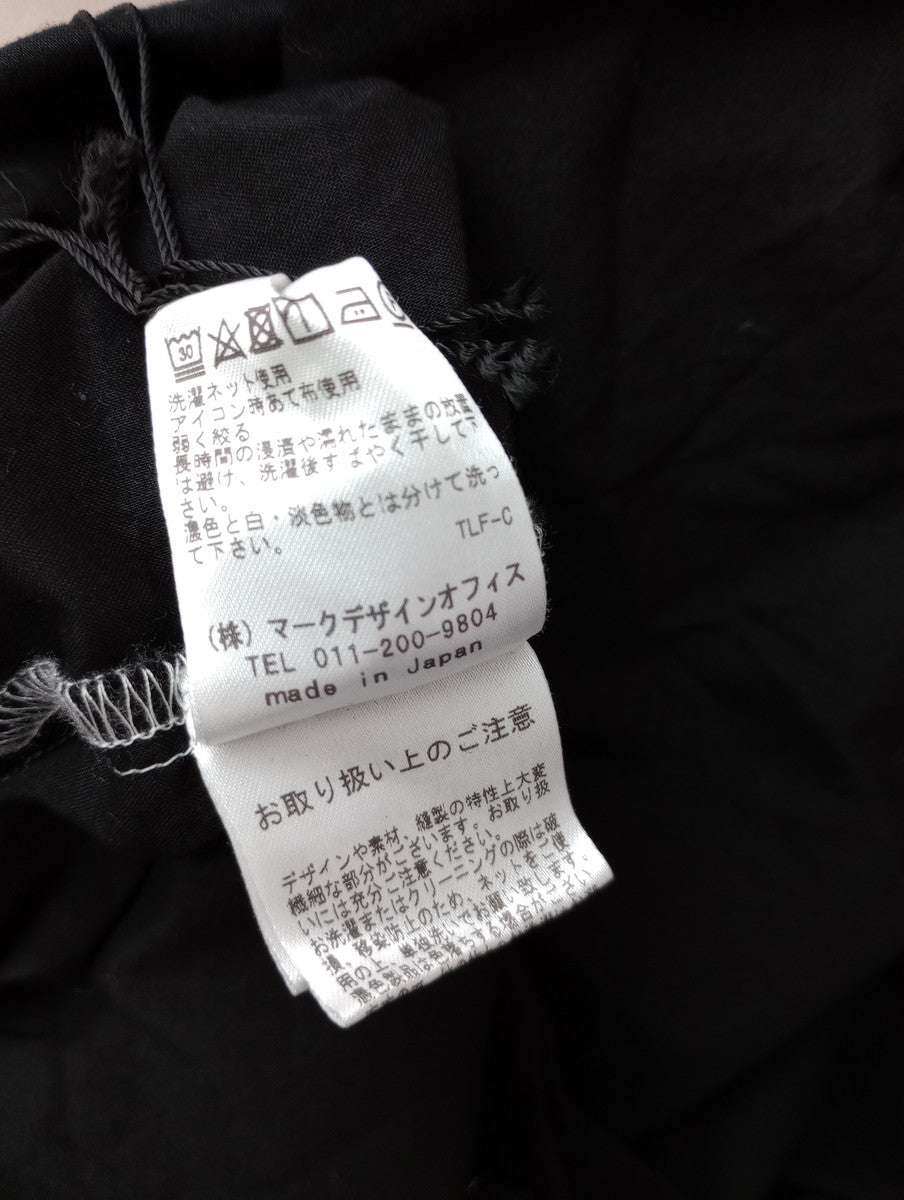 〈染〉encore  last  flower of the  afternoon ラストフラワーオブジアフタヌーン レイヤードロングドレス 黒 ブラック 【中古】
