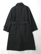 <染> encore  ARMEN   アーメン ステンカラーコート 黒 ブラック 【中古】