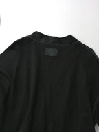 〈染〉encore  COSTHEBIGSMOKE  コグザビッグスモーク  カーディガン 羽織 黒 ブラック 【中古】